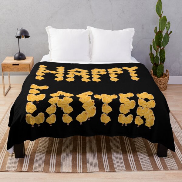 Item preview, Happy Easter Made Of Chicks! (in black) | Easter Chicks | Funny Easter designed and sold by CosmicStory.