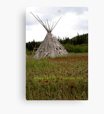 Handmade Tipi Canvas Print