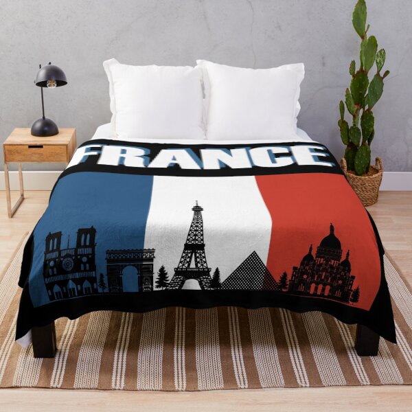 Artikelvorschau, Frankreich-Reise - Paris-Skyline der französischen Flagge entworfen und verkauft von TravelScientist.