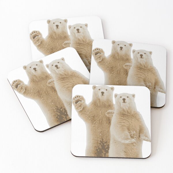 Item preview, Friendly Polar Bears Saying Hello ! designed and sold by OnigiriDoctor.
