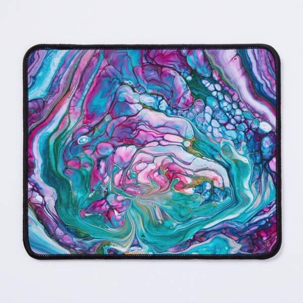 Item preview, Abstract Art Acrylic Fluid Painting with stunning colors designed and sold by mhfoto.