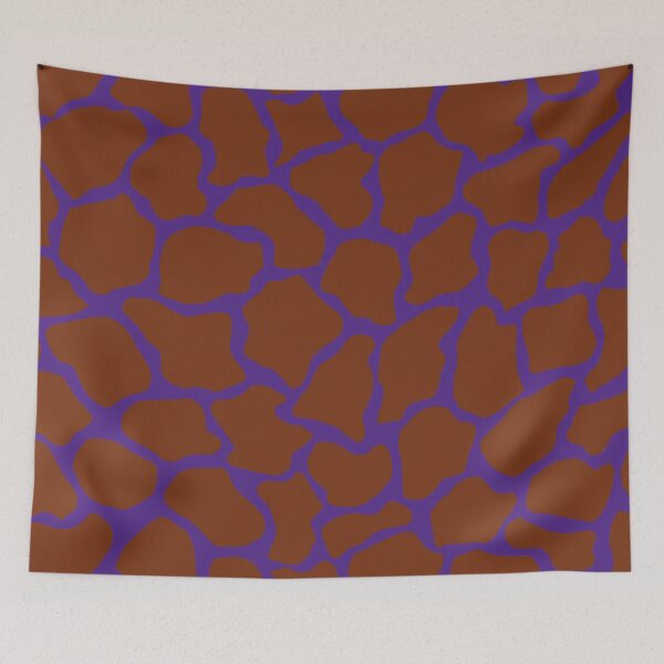 Aperçu de l'œuvre KSU Violet en motif de girafe créée et vendue par DayColors.