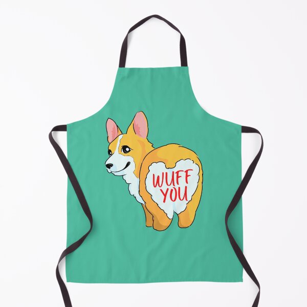 Item preview, Heart Butt Cute Corgi Says Wuff You designed and sold by Cawaiico.