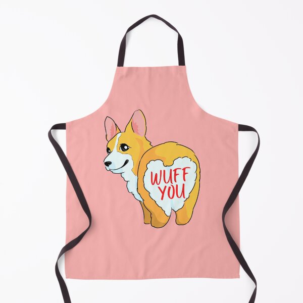 Item preview, Heart Butt Cute Corgi Says Wuff You Pack of 4s designed and sold by Cawaiico.