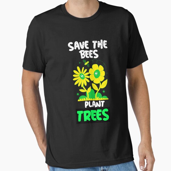 Artikel-Vorschau von  Earth Day T-Shirt, Save the Bees Pflanzenbäume, Geschenk für Naturliebhaber, Naturliebhaber, Ökologe, Planetenschützer, niedliches Earth Day Shirt., designt und verkauft von DesignedBySnip.