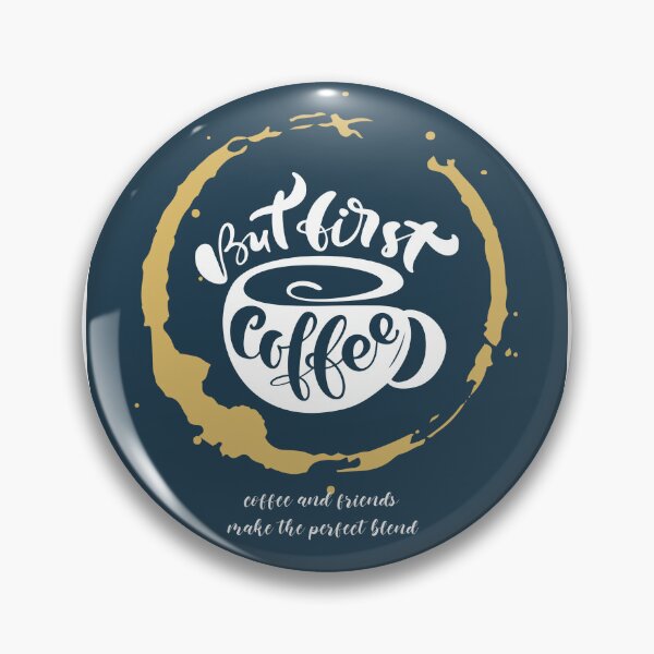 Item preview, coffee and friends make the perfect blend designed and sold by behappyshirts.