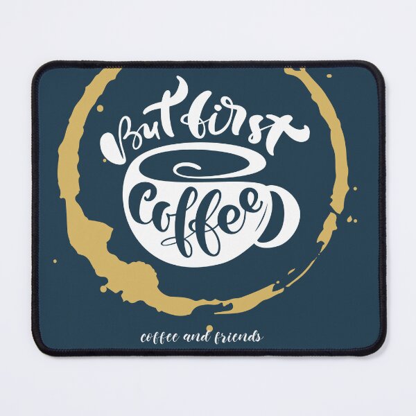 Item preview, coffee and friends make the perfect blend designed and sold by behappyshirts.