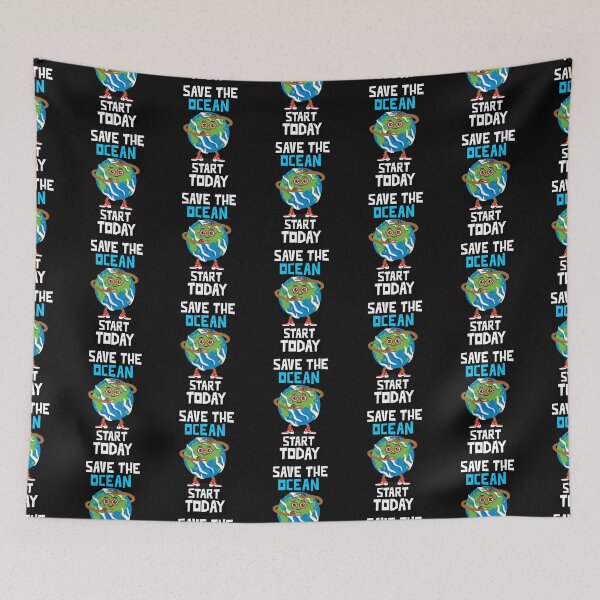 Item preview,  Earth day T-shirt, Save the ocean start today, gift for nature lover, outdoors, ecologist, planet protector, cute Earth day shirt. designed and sold by DesignedBySnip.