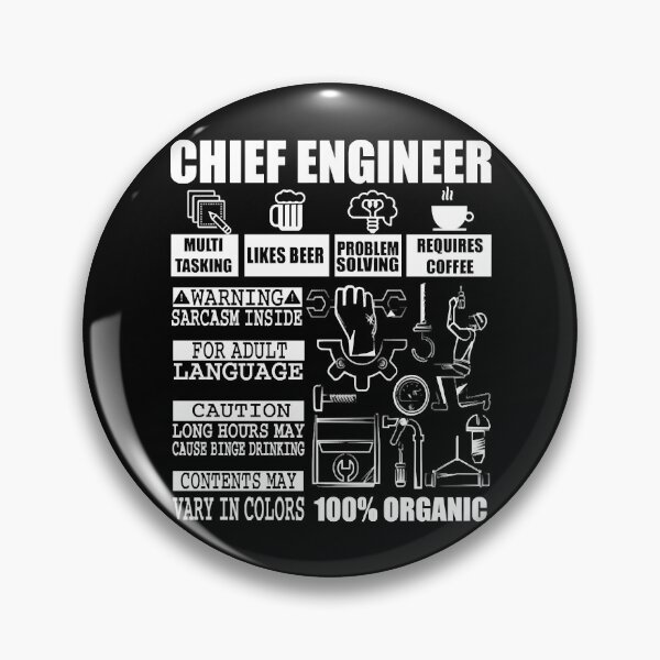 Item preview, I Am A Chief Engineer designed and sold by MichelleQiana.