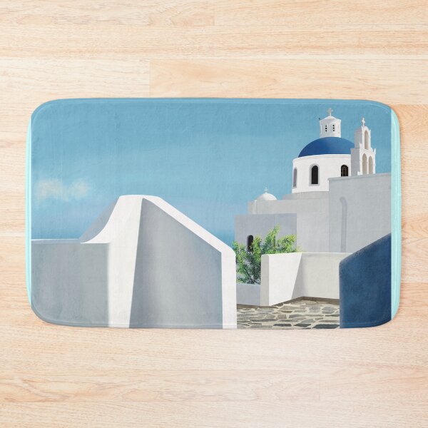 Item preview, Blue Domed Church, Santorini designed and sold by Ivlc ..