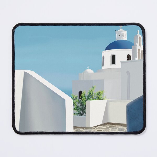 Item preview, Blue Domed Church, Santorini designed and sold by Ivlc ..