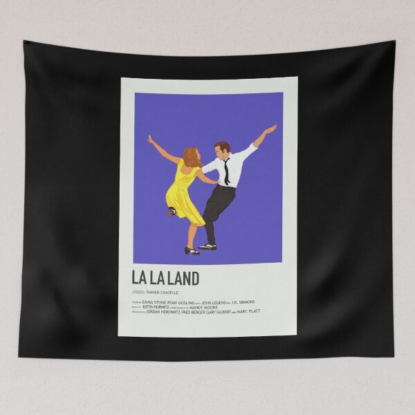Item preview, la la land minimalist movie poster Poster designed and sold by tylerlani401g.