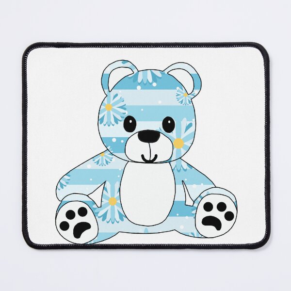 Item preview, cuddly little teddy (floral edition) designed and sold by ShipsinParadise.
