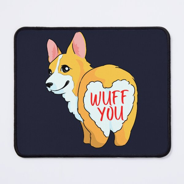 Item preview, Heart Butt Cute Corgi Says Wuff You with Numbers designed and sold by Cawaiico.