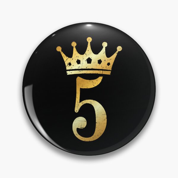 Item preview, 5th Birthday Crown Number 5 (Golden-Yellow) designed and sold by MichelleQiana.