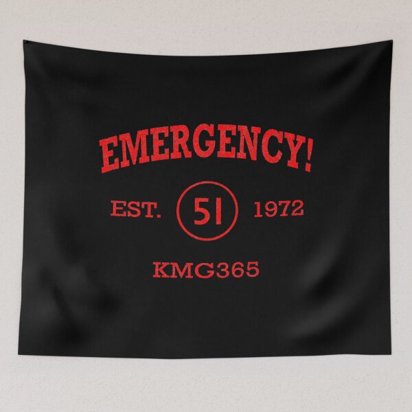 Item preview, EMERGENCY! Athletic distressed logo designed and sold by MichelleQiana.