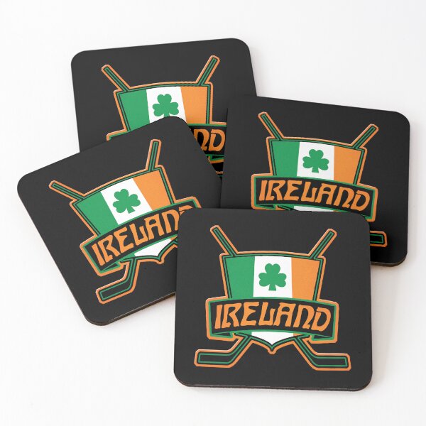 Item preview, Irish Flag Ireland Ice Hockey Shield designed and sold by MichelleQiana.