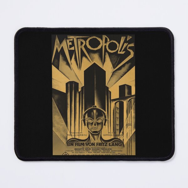 Item preview, Metropolis, Fritz Lang, 1926 - vintage movie poster, b&w Classic . designed and sold by zicohoneybear.