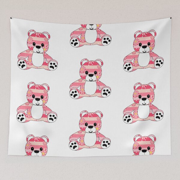 Item preview, cuddly little teddy (floral edition) designed and sold by ShipsinParadise.