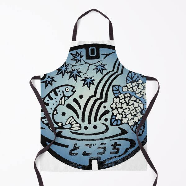 Item preview, Fish jumping out of water on manhole in Japan designed and sold by mattraski.