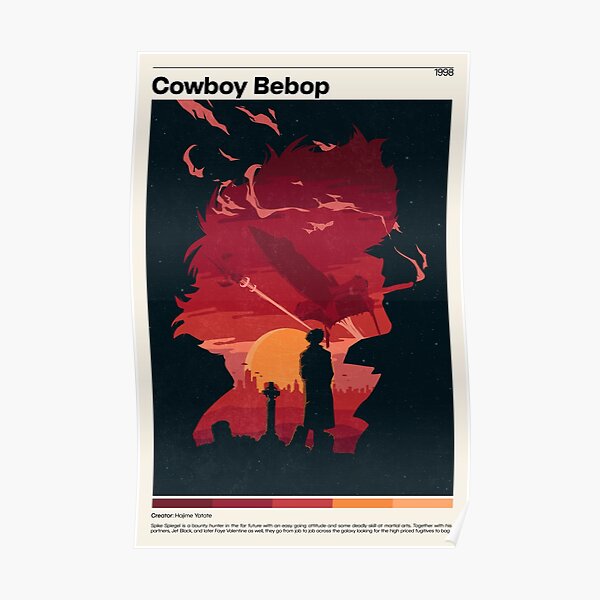 Cowboy Bebop Anime Poster Print Poster Poster