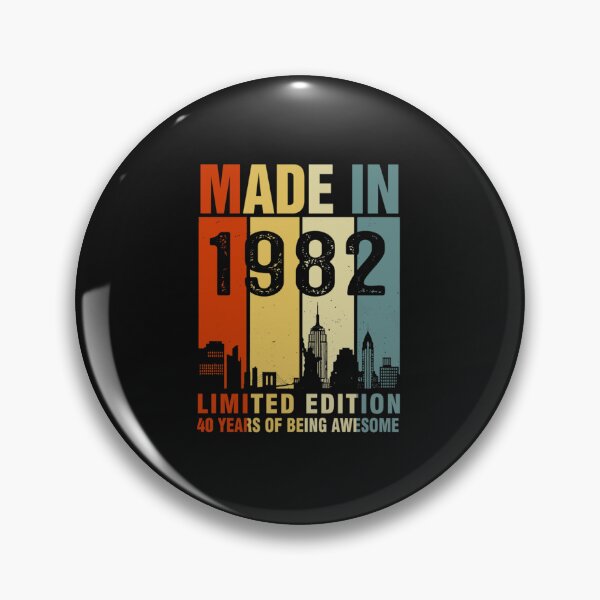 Item preview, Made In 1982 Limited Edition 40 Years Of Being Awesome Essential T-Shirt designed and sold by CepedaTercero.