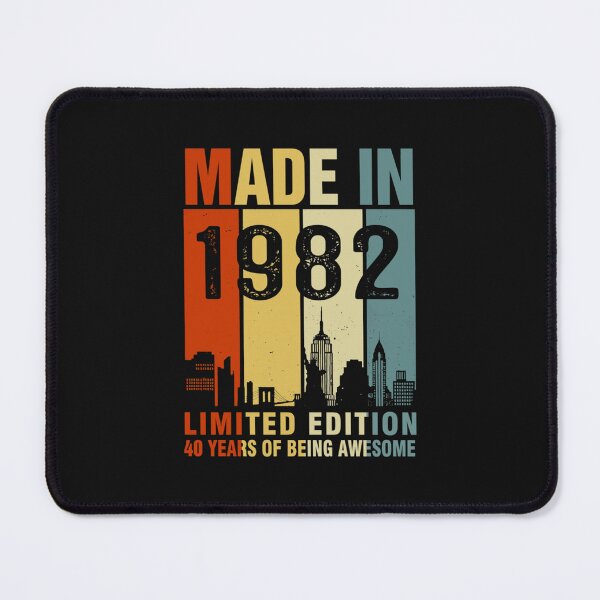 Item preview, Made In 1982 Limited Edition 40 Years Of Being Awesome Essential T-Shirt designed and sold by CepedaTercero.