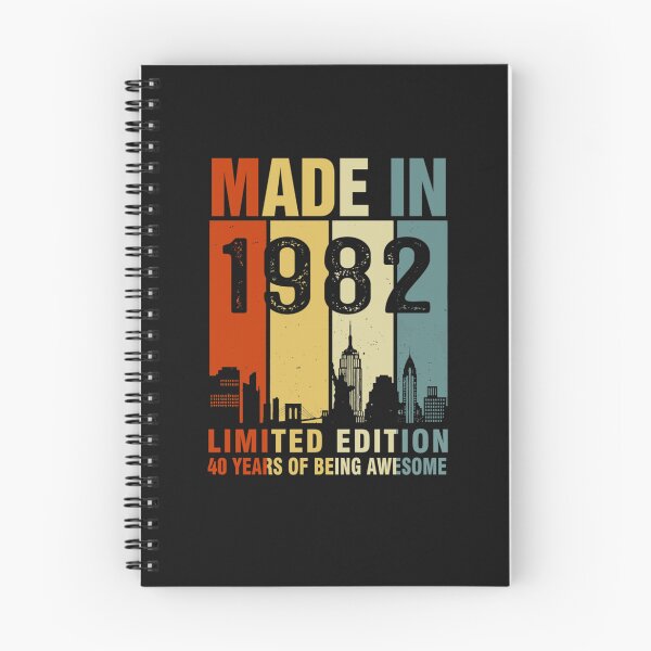 Item preview, Made In 1982 Limited Edition 40 Years Of Being Awesome Essential T-Shirt designed and sold by CepedaTercero.