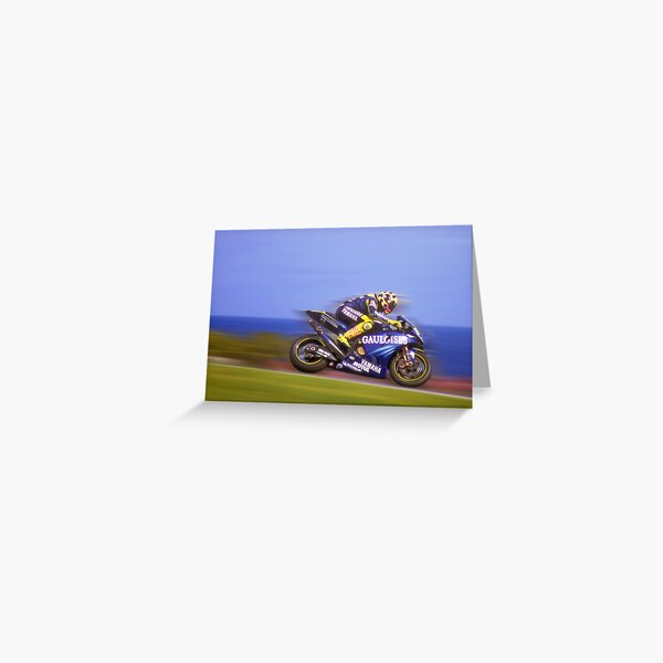 Rossi wins again. Phillip Island Oct 2004 Greeting Card