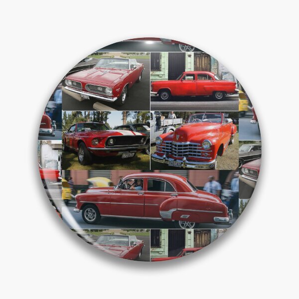 Item preview, Oldish Classic Vintage Red Cars Montage Set #7 designed and sold by Krispsm.