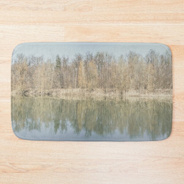 Item preview, Trees are reflected in the water of the forest lake designed and sold by Ingo Menhard.