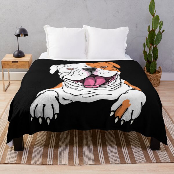 Item preview, Cute Smiling American Bulldog English Puppy Dog Lover designed and sold by RJ-Art.