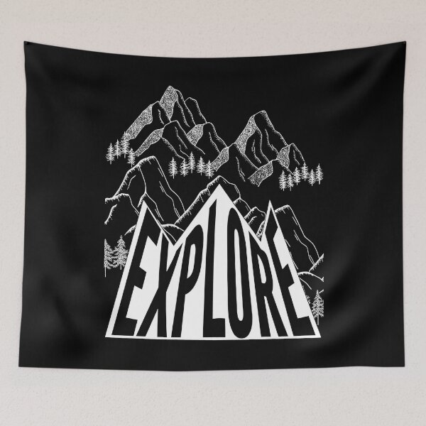 Item preview, Explore Nature Mountains Camping designed and sold by PeachesMommy.