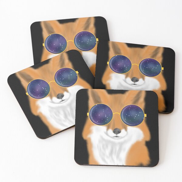 Item preview, Fox with space glasses Classic . designed and sold by peternealah.