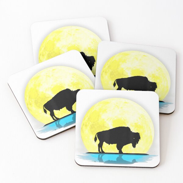 Item preview, Bison American Buffalo Lovers Full Moon Light National Park  designed and sold by rohnerxulesh.