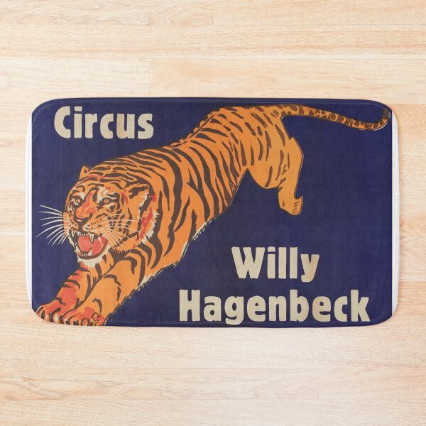 Item preview, Willy Hagenback Vintage Circus Poster designed and sold by leafsquare.