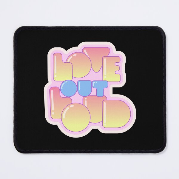 Item preview, Love Out Loud lettering Design designed and sold by Mercheesy.