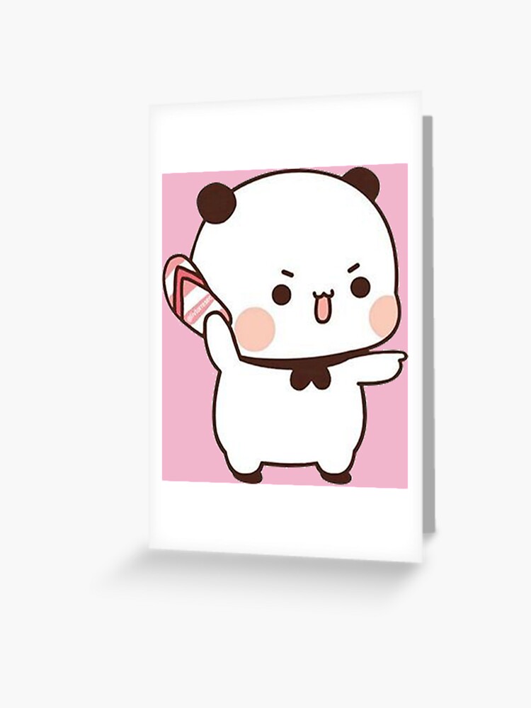 Bubu Is Making A Call With Dudu | Greeting Card