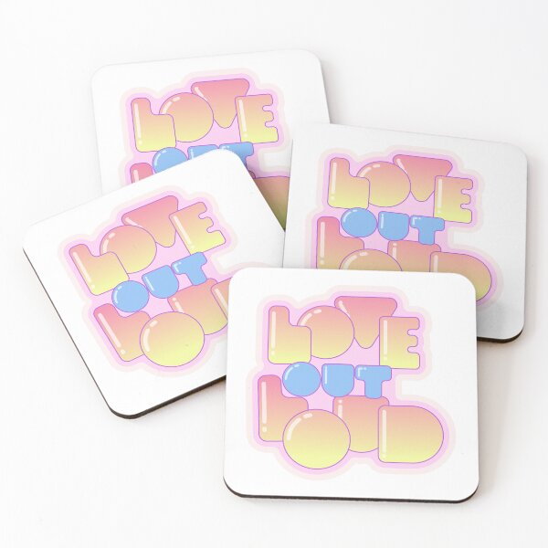 Item preview, Love Out Loud lettering Design designed and sold by Mercheesy.