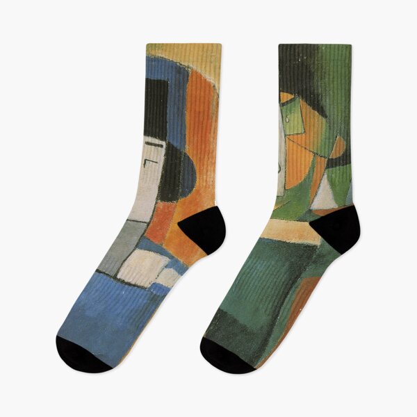Item preview, Portrait de Messieurs Kawashima et Foujita by Diego Rivera - Vintage art designed and sold by RickE.