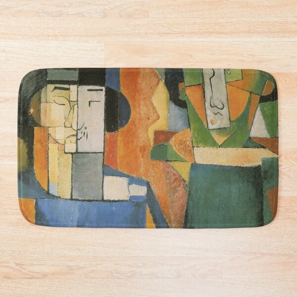 Item preview, Portrait de Messieurs Kawashima et Foujita by Diego Rivera - Vintage art designed and sold by RickE.