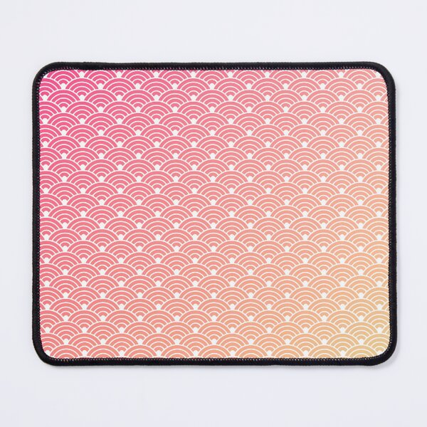 Item preview, Seigaiha Pattern in Pink Yellow Gradient designed and sold by Takeda-art.