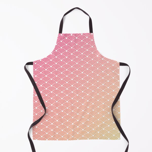 Item preview, Seigaiha Pattern in Pink Yellow Gradient designed and sold by Takeda-art.