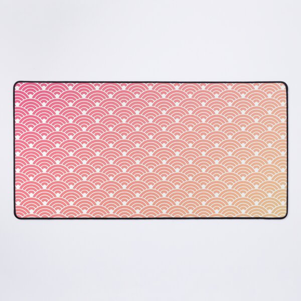 Item preview, Seigaiha Pattern in Pink Yellow Gradient designed and sold by Takeda-art.