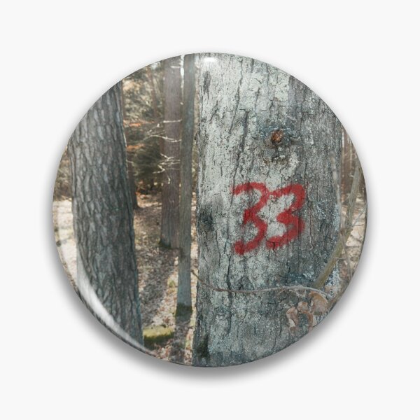 Item preview, Number 33 painted on a tree designed and sold by Ingo Menhard.