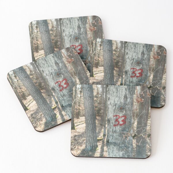 Item preview, Number 33 painted on a tree designed and sold by Ingo Menhard.