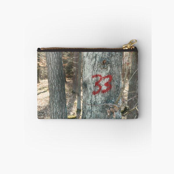 Item preview, Number 33 painted on a tree designed and sold by Ingo Menhard.