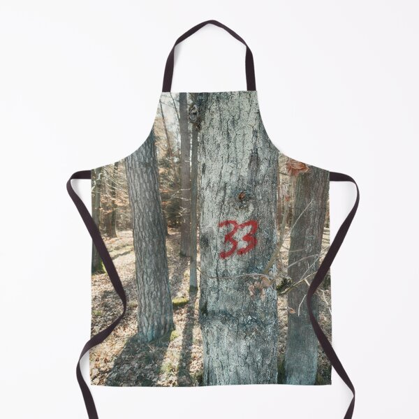 Item preview, Number 33 painted on a tree designed and sold by Ingo Menhard.