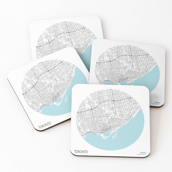 Item preview, Toronto City Map of Ontario, Canada - Circle designed and sold by deMAP.