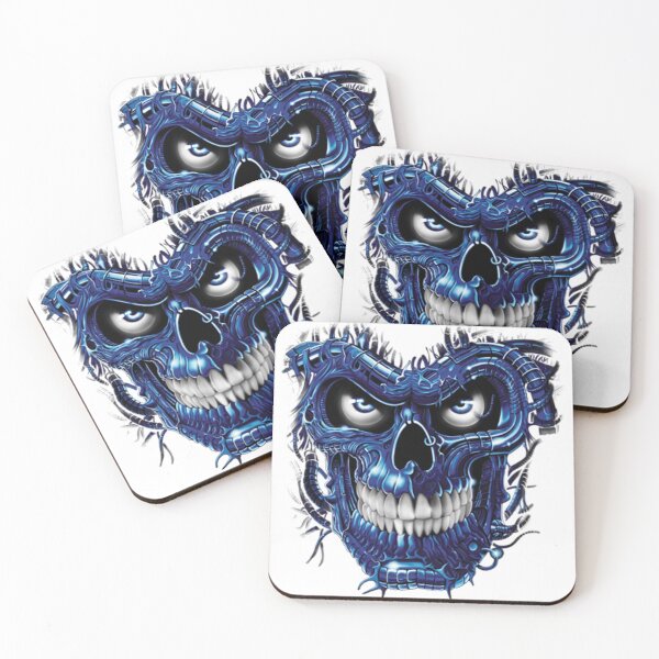 Item preview, Blue Devil Skull designed and sold by K1Store.